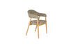 Miniature Fauteuil en tissu marron foncé Indy 4