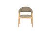 Miniature Fauteuil en tissu marron foncé Indy 1
