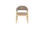 Miniature Fauteuil en tissu marron foncé Indy Détouré