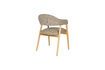 Miniature Fauteuil en tissu marron foncé Indy 6