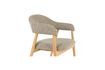 Miniature Fauteuil en tissu marron foncé Indy 7