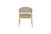 Miniature Fauteuil en tissu marron foncé Indy 8
