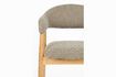Miniature Fauteuil en tissu marron foncé Indy 12