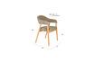 Miniature Fauteuil en tissu marron foncé Indy 10