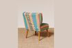 Miniature Fauteuil en tissu multicolore Indiana 3