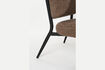 Miniature Fauteuil en tissu orange Sanne 9