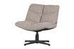 Miniature Fauteuil en tissu sable Vinny 4