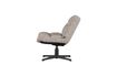 Miniature Fauteuil en tissu sable Vinny 5