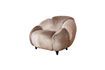 Miniature Fauteuil en tissu taupe Mercurio 5