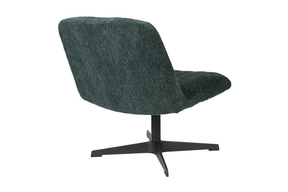 Fauteuil en tissu vert Belmond - 9