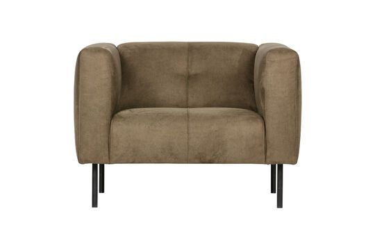 Fauteuil en tissu vert Skin Détouré