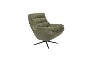 Fauteuil en tissu vert Vince