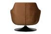 Miniature Fauteuil en velour marron Jada 6