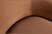 Miniature Fauteuil en velour marron Jada 3
