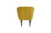 Miniature Fauteuil en velour ocre Sara 7