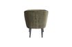 Miniature Fauteuil en velour vert Sara 7