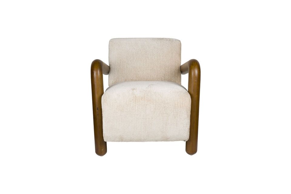 Avec ses pieds cylindriques et son design vintage sophistiqué