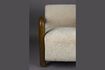Miniature Fauteuil en velours beige Robinson 2