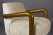 Miniature Fauteuil en velours beige Robinson 3
