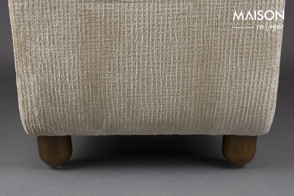 Son revêtement en tissu crème doux