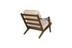 Miniature Fauteuil en velours beige Washington 12