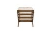 Miniature Fauteuil en velours beige Washington 13