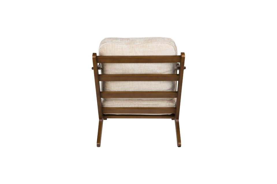 Fauteuil en velours beige Washington - 11