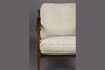 Miniature Fauteuil en velours beige Washington 2