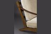 Miniature Fauteuil en velours beige Washington 4
