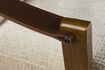 Miniature Fauteuil en velours beige Washington 5