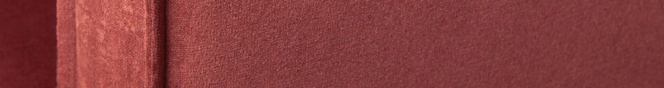 Mise en avant matière Fauteuil en velours marron châtain RODEO