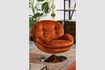 Miniature Fauteuil en velours marron Memento Fox 1