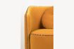 Miniature Fauteuil en velours ocre Sassy 7