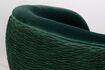 Miniature Fauteuil en velours vert foncé Curvy 8