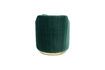 Miniature Fauteuil en velours vert foncé Sassy 6