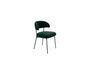 Miniature Fauteuil en velours vert foncé Winner Détouré