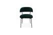 Miniature Fauteuil en velours vert foncé Winner 4