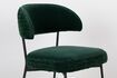 Miniature Fauteuil en velours vert foncé Winner 9