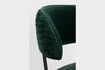 Miniature Fauteuil en velours vert foncé Winner 10