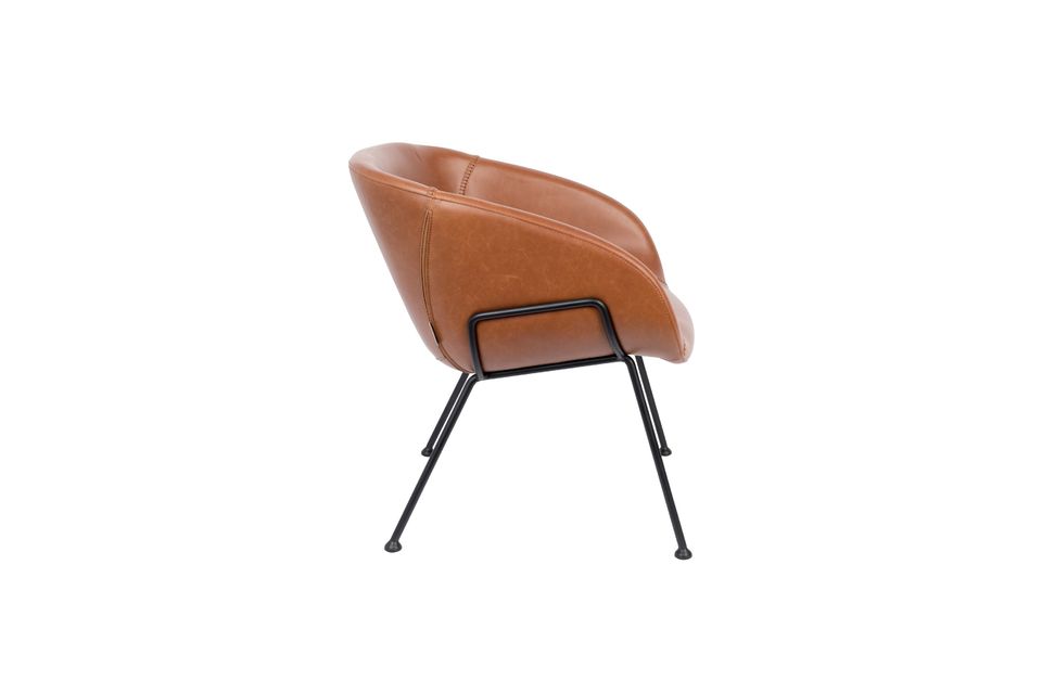 Fauteuil Feston Marron - 8