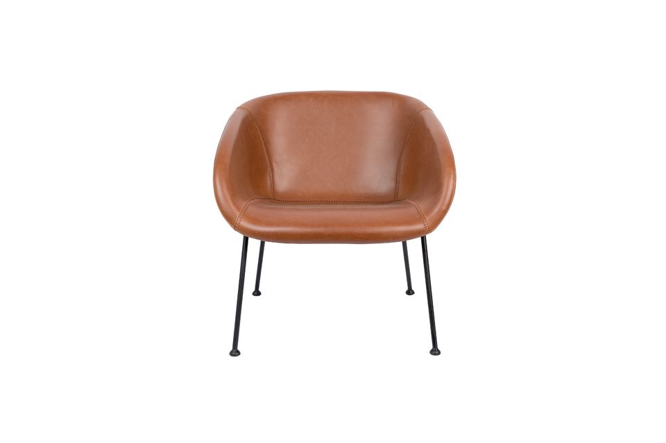 Fauteuil Feston Marron - 9