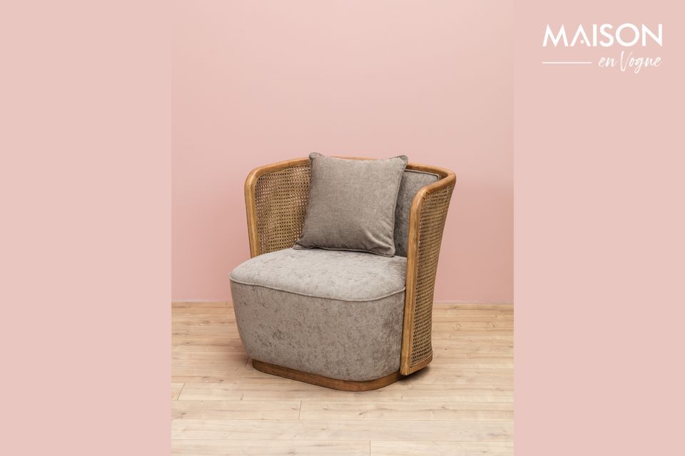Fauteuil Gabin et son coussin Chehoma