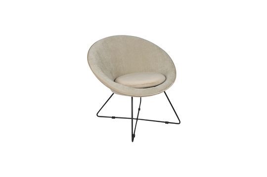 Fauteuil Garbo Blanc cassé Détouré