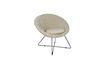 Miniature Fauteuil Garbo Blanc cassé 1