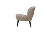 Miniatuur Fauteuil geweven stof naturel melange SARA 3