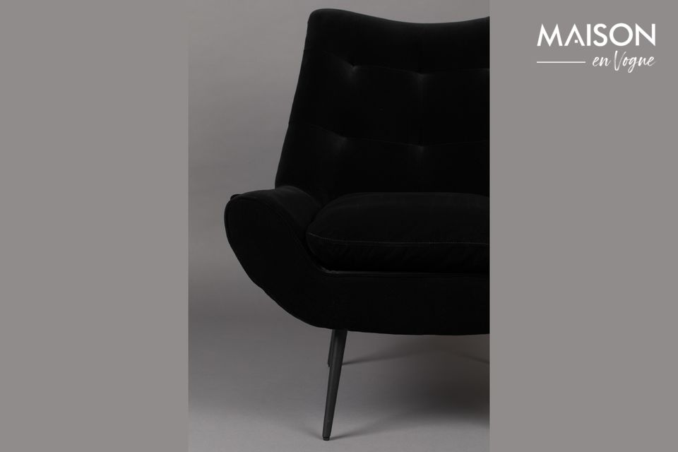 Fauteuil Glodis noir - 7