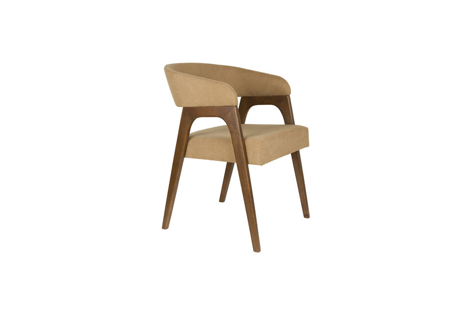 Fauteuil in beige stof Adamello DutchBone