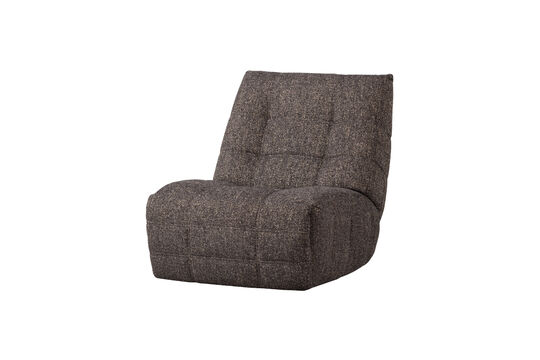 Fauteuil inclinable électrique tissu anthracite chiné Hein