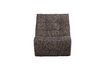 Miniature Fauteuil inclinable électrique tissu anthracite chiné Hein 4