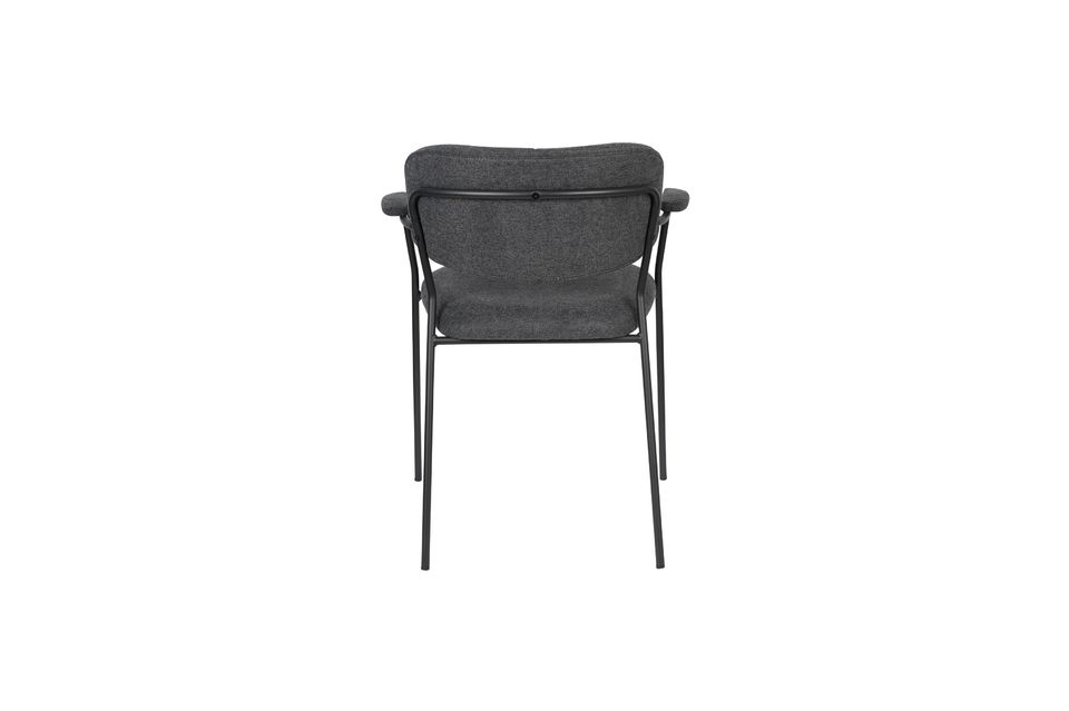 Fauteuil Jolien gris foncé - 9